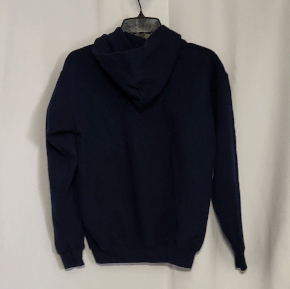 SeaWorld Boys Navy Blue Graphic Pullover Hoodie Sweater Size Large EUC 🐈 - Picture 4 of 4